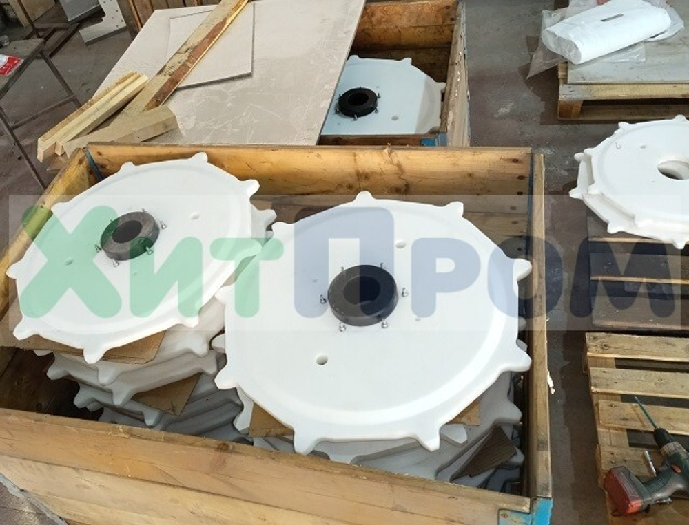 Колесо поворотное пластиковое