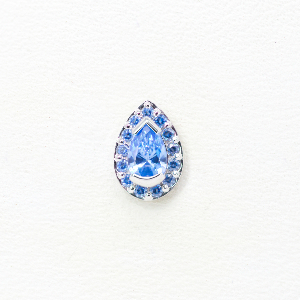 Elizabeth tops with colored gems