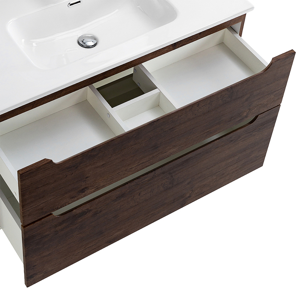 Тумба под раковину BelBagno Etna-H60 100 ETNA-H60-1000-2C-SO-RW-P подвесная Rovere Moro