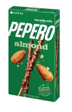 Соломка в шоколаде Lotte Pepero Almond с миндалём 32 г, 3 шт