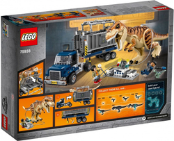 LEGO Jurassic World: Транспорт для перевозки Тираннозавра 75933 — T. Rex Transport — Лего Мир Юрского периода
