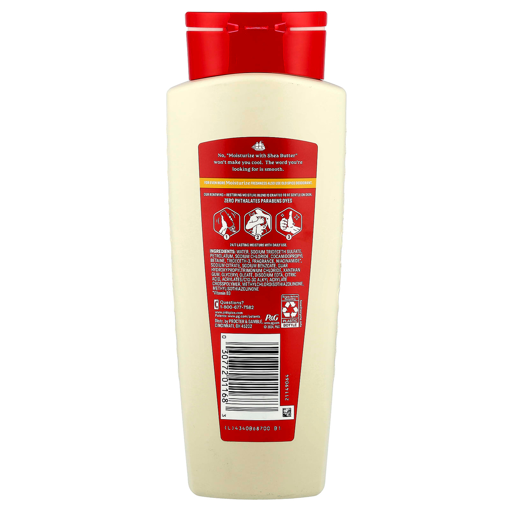 Old Spice, Гель для душа, увлажнение, масло ши, 532 мл (18 жидк. Унций)