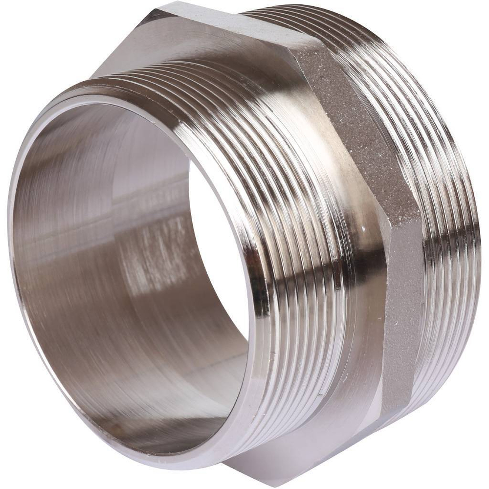 Ниппель STOUT переходной никелированный 3"x2 1/2" НР/НР
