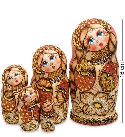 Народные промыслы МР-69/ 4 Матрешка 5м «Людмила»