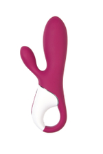 Вибратор Satisfyer Hot Bunny с функцией нагрева красный 17,5 см