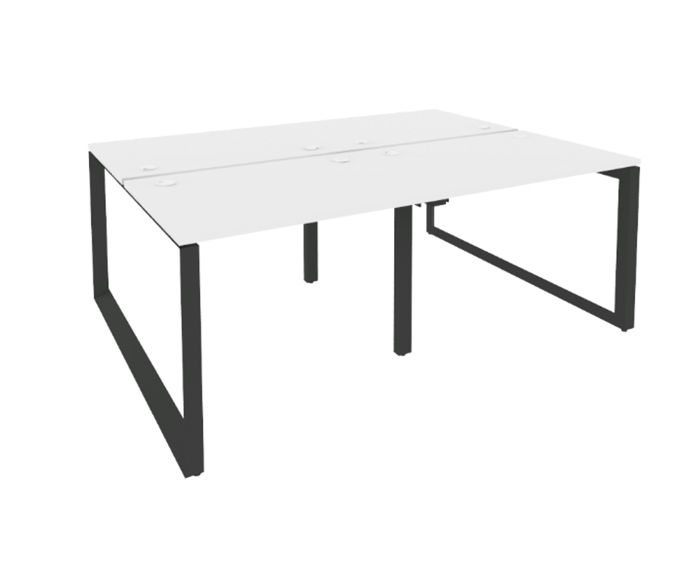 Рабочая станция на О-образном металлическом каркасе 4 места 1475 Onix