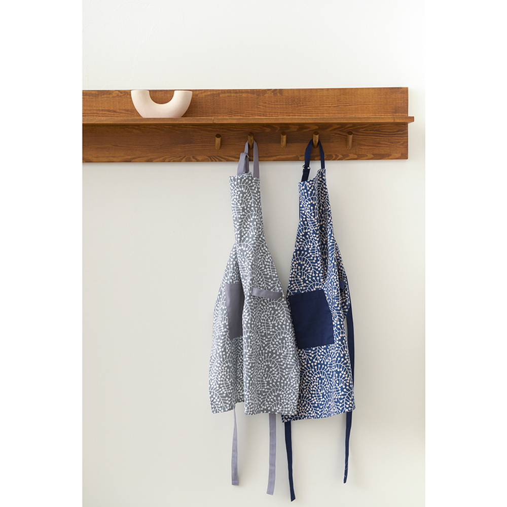 Фартук из хлопка 70х85см Tkano Scandinavian touch Спелая смородина темно-синий