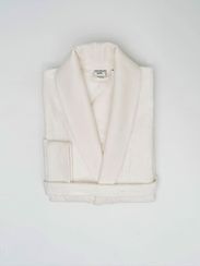 Мужской  махровый халат MODAL кремовый Tivolyo Home (Турция)