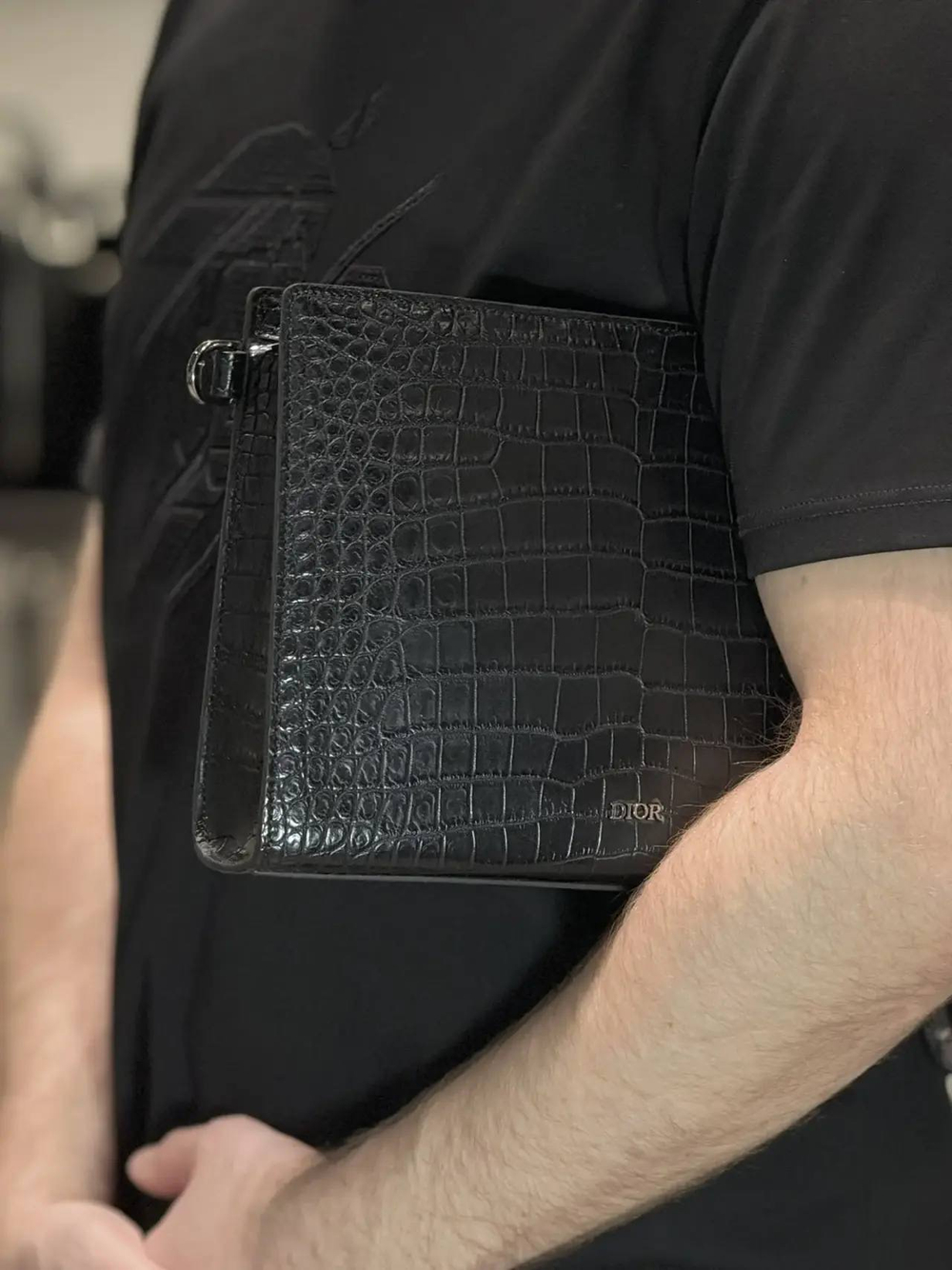 Клатч Christian Dior из Кожи Крокодила