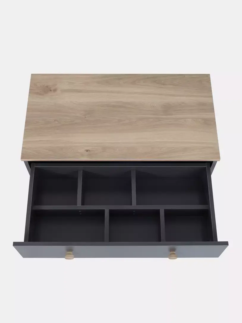 Комод RANT "ELSA PRO" с органайзером 80 см. 4 ящика (арт.125) Moon Grey