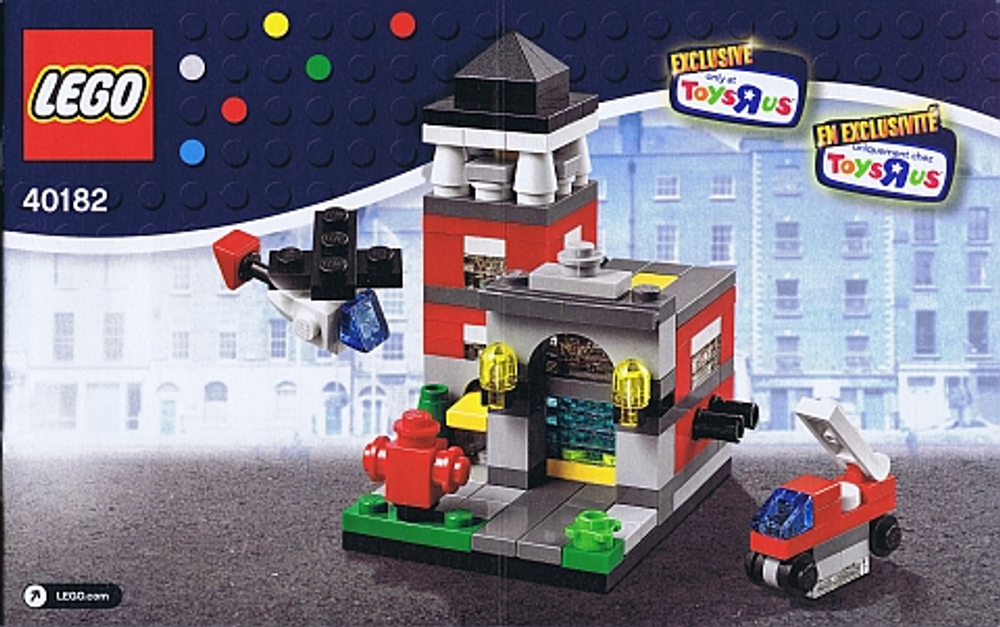 LEGO Exclusive: Пожарное депо 40182 — Bricktober Fire Station — Лего Эксклюзив