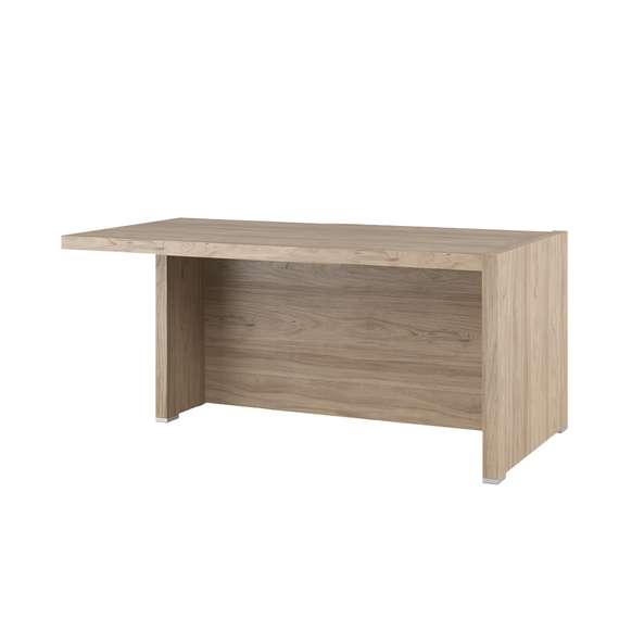 Стол письменный с асимметричными опорами, левый Solid 160x88x75