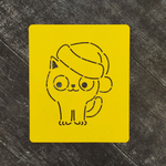 Котик №35 в шапочке