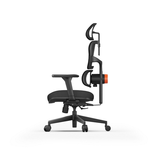 Эргономичное компьютерное кресло FoxGear NETZ модель XO - office edition (FG-NETZ-XO-BK)