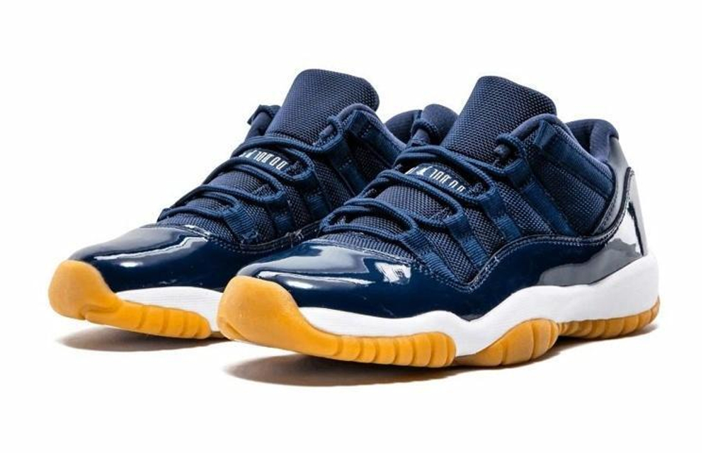Кроссовки Jordan Air Jordan 11 Retro Low Midnight Navy (Женская размерная сетка)