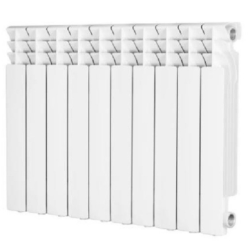 Радиатор алюминиевый Radena R 1000 500/100 боковое подключение белый 10 секций