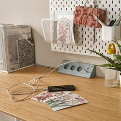IKEA LILLHULT  (ИКЕА ЛИЛЛХУЛТ)  -  USB-C - USB-C, светло-серый, 1,5 м