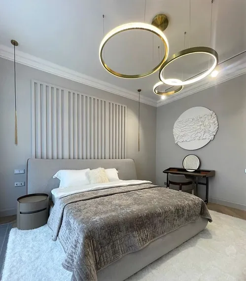 Двуспальная кровать Rever 180х200 см, серая