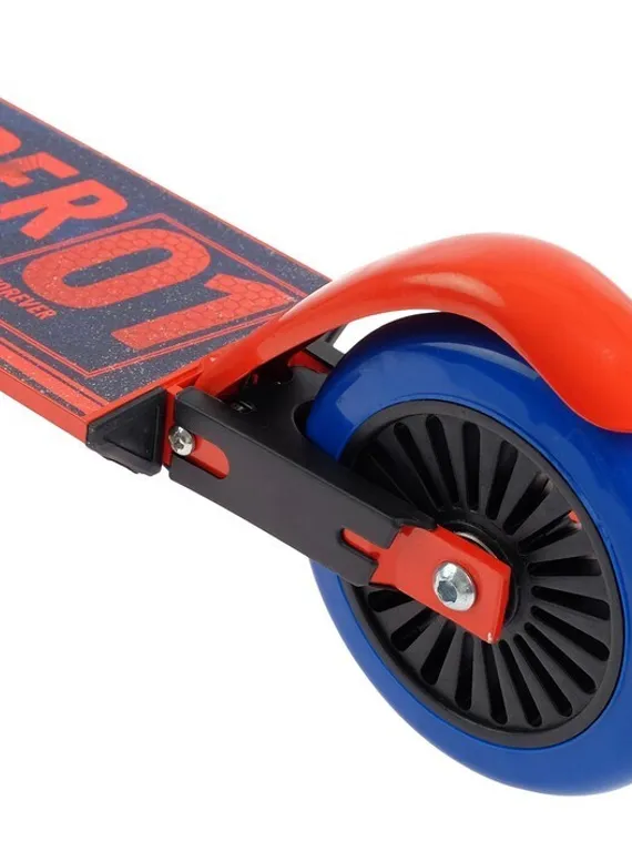 Самокат-снегокат зимний 2 в 1 Super Rider, цвет красный