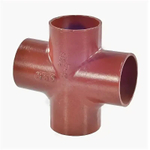 Крестовина канализационная 88° чугунная без раструба SML