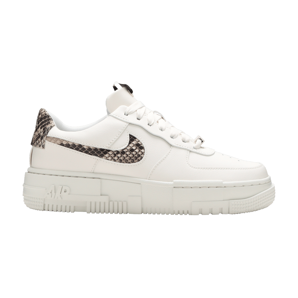 Кроссовки Nike Air Force 1 Pixel Se "Sail Snake" (Женская размерная сетка)