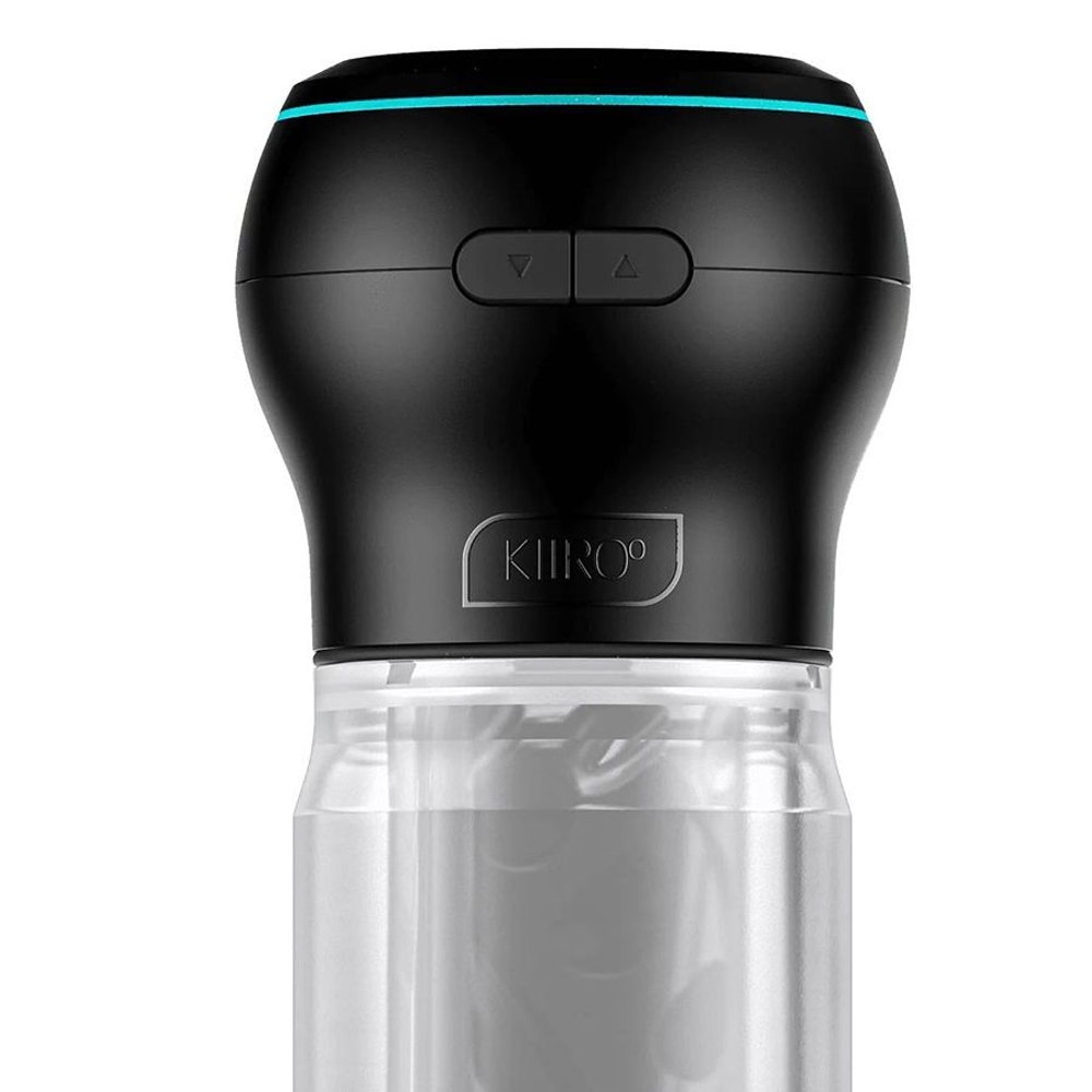 Набор PowerBlow & Feel Pocket Stroker Crystal: мастурбатор и интерактивная насадка (Цвет: серый)