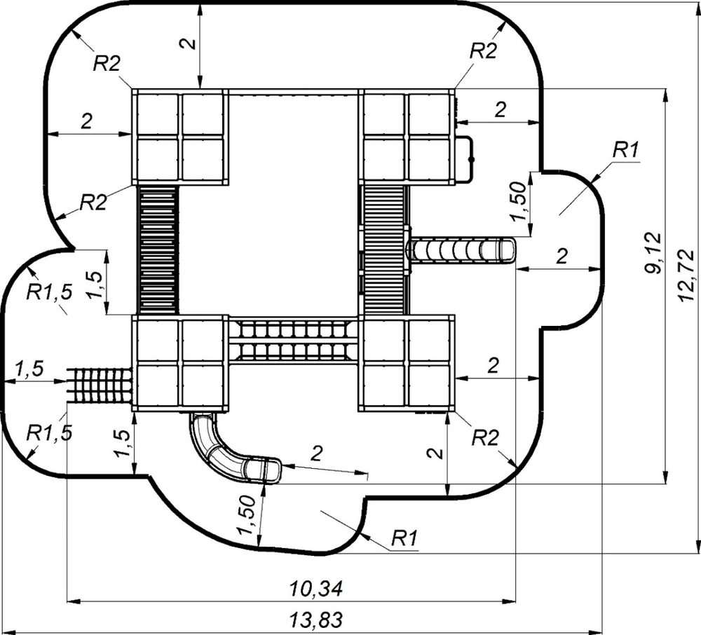 Игровой комплекс Гималаи ДГ305.00.1