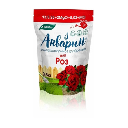 Удобрение БХЗ Акварин "Для роз" 0,5кг(дой-пак)