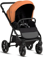 Детская коляска Tutis Leo 3 Plus 4 в 1 с автокреслом Beno Black и базой 1582280 Orange