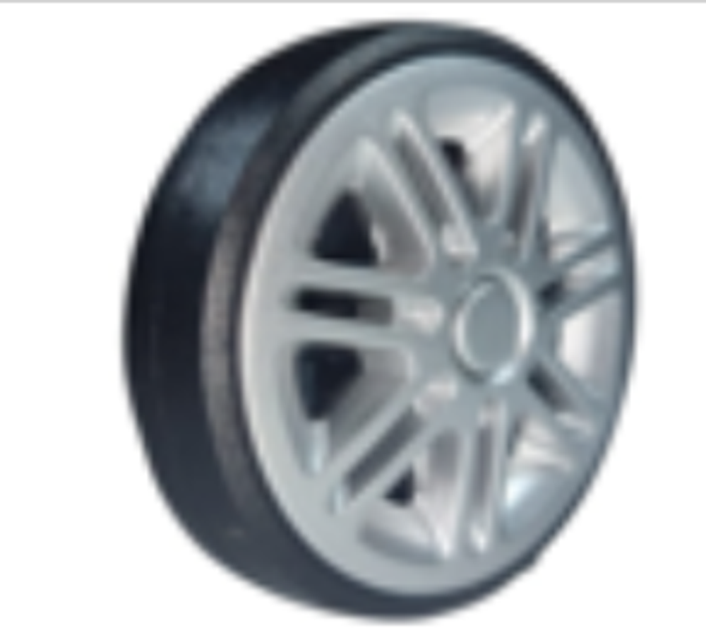 Колесо PLG-K 160, d57, чёрный Колесо PLG-K 160, d57, чёрный