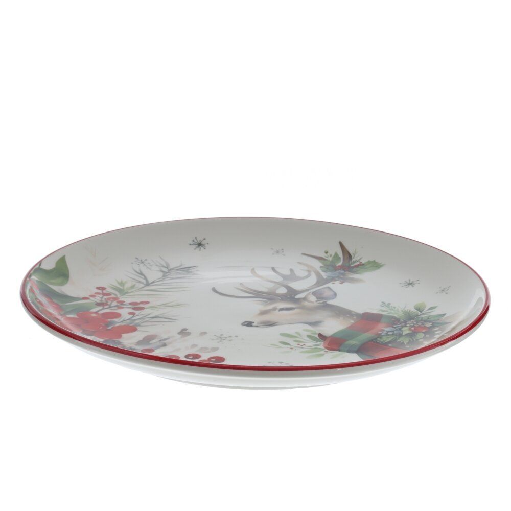 GAEM Тарелка "Олень", L26 W26 H2,5 см