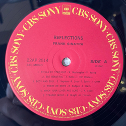 Винтажная виниловая пластинка LP Frank Sinatra Reflections (Япония 1983) (Без Оби) Stella By Starlight