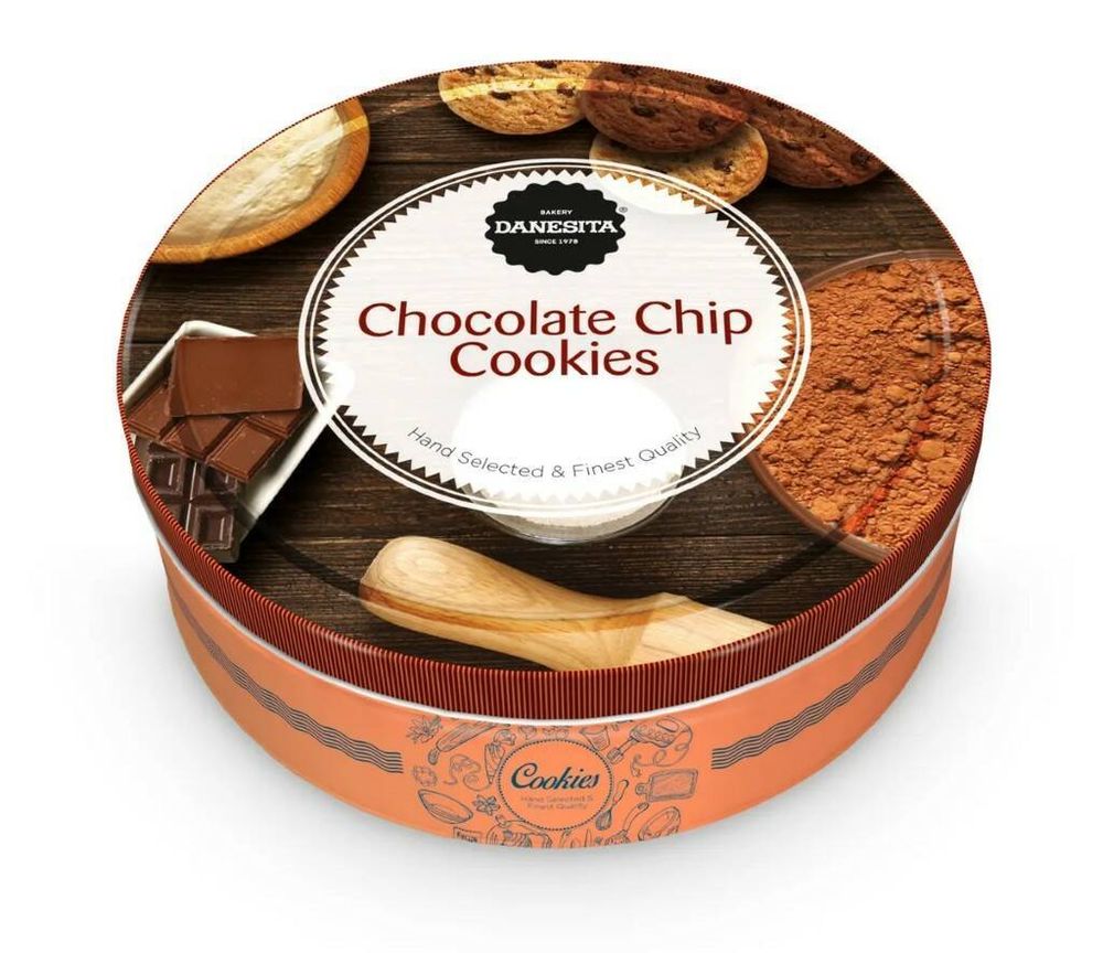 Печенье Danesita Butter Chocolate Chip Cookies 454 г, 2 шт