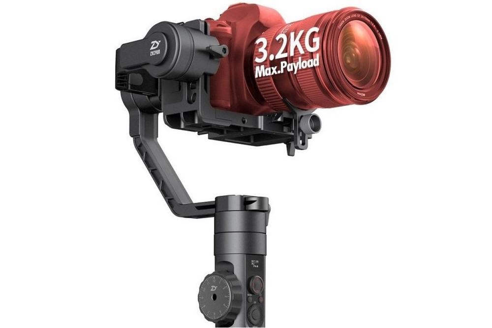 Профессиональный трехосевой подвес Zhiyun Tech Crane 2 (V3) с фоллоу фокусом в комплекте