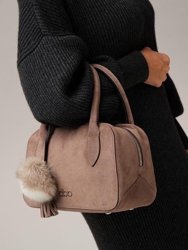 Замшевая сумка DBR 31348 капучино