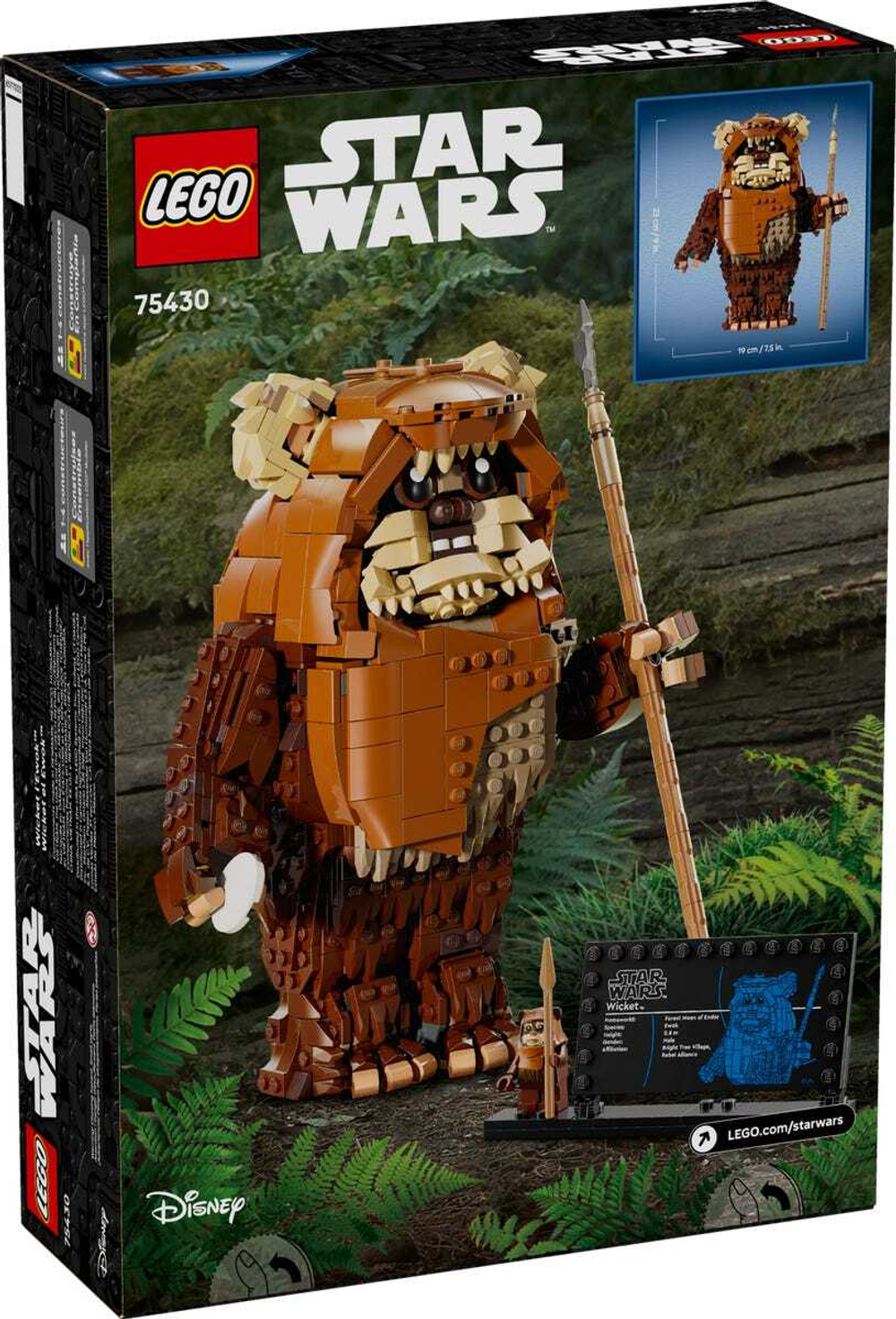 Конструктор LEGO Star Wars 75430 Wicket the Ewok