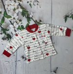 Кофта дл.рукав "СЕРДЕЧКИ" (Карапуззики) (Размер: 80)