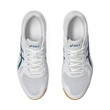 Кроссовки волейбольные мужские ASICS Upcourt 6 1071A104 100, р.7.5(рос.39), бело-синий