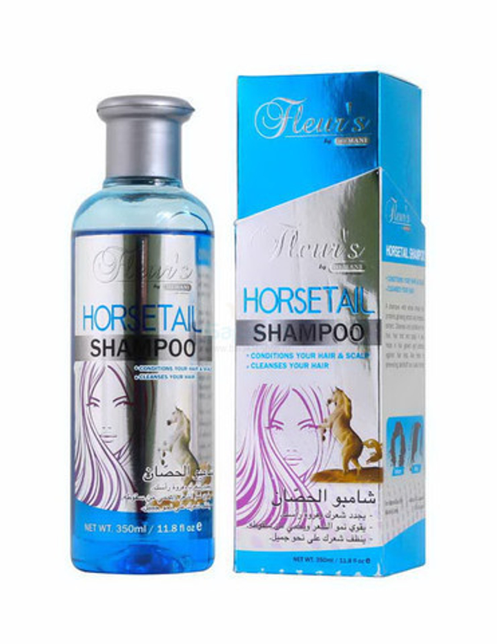 Шампунь Hemani Fleurs Horsetail Лошадиный для укрепления волос, 350 мл.