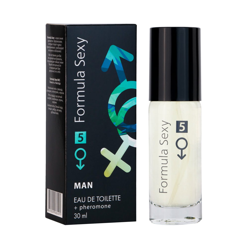 Вода туалетная с феромонами Formula Sexy №5 (Формула Секси №5) - 30 мл for men