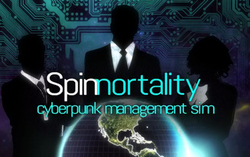 Spinnortality | cyberpunk management sim (для ПК, цифровой код доступа)