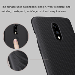 Тонкий жесткий чехол от Nillkin для смартфона OnePlus 7, серия Super Frosted Shield