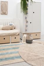 Корзина Lorena Canals Zoco Vintage Blue Natural (35 x Ø30 см)