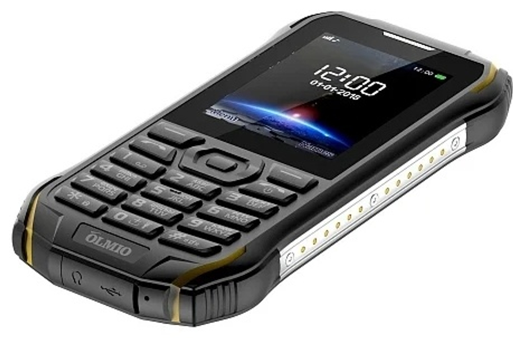 Мобильный телефон OLMIO X05 черный-желтый