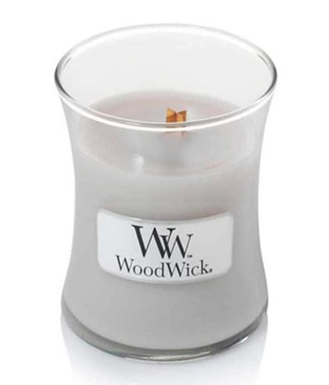 Теплая шерсть, ароматическая свеча, WoodWick
