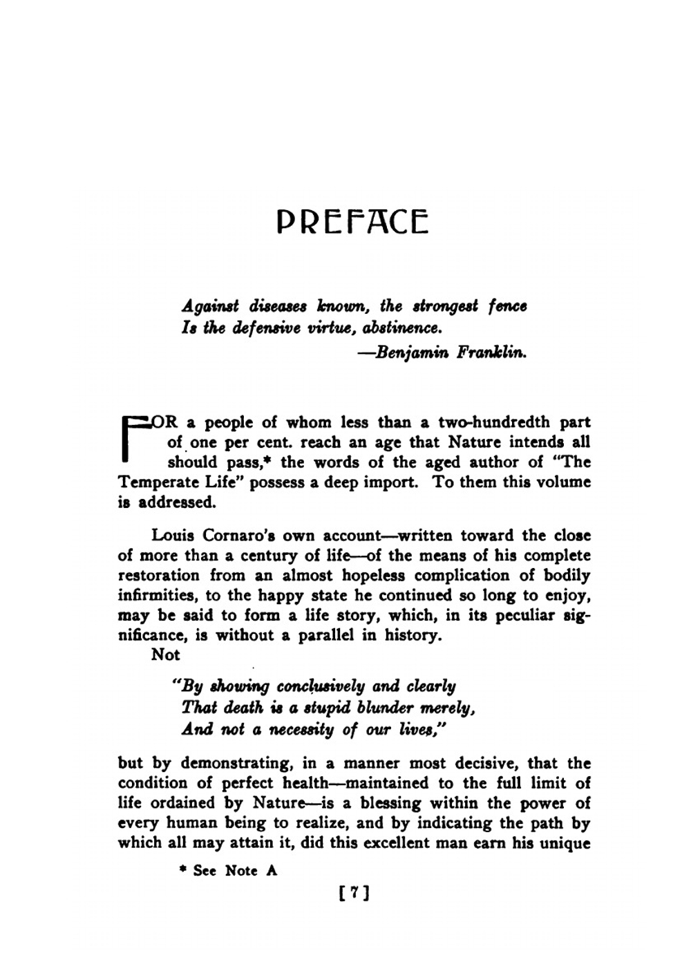 The art of living long | Luigi Cornaro