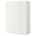 Распашной шкаф FARDAL PAX IKEA трехсекционный (с 1 ящиком) (белый)  150*50*220