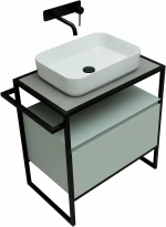 Тумба с раковиной Allen Brau Priority 70 1.31001.PWM папирус матовый