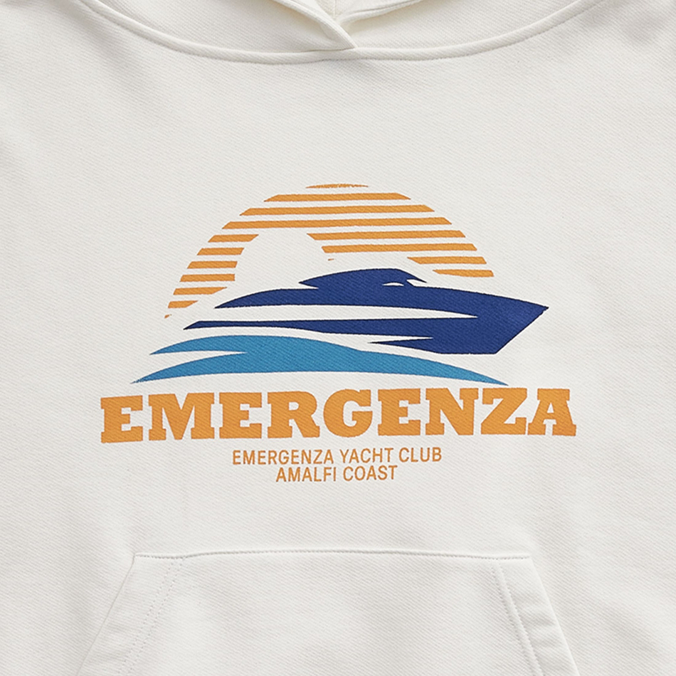 AMALFI CROPPED HOODIE OVERSIZED