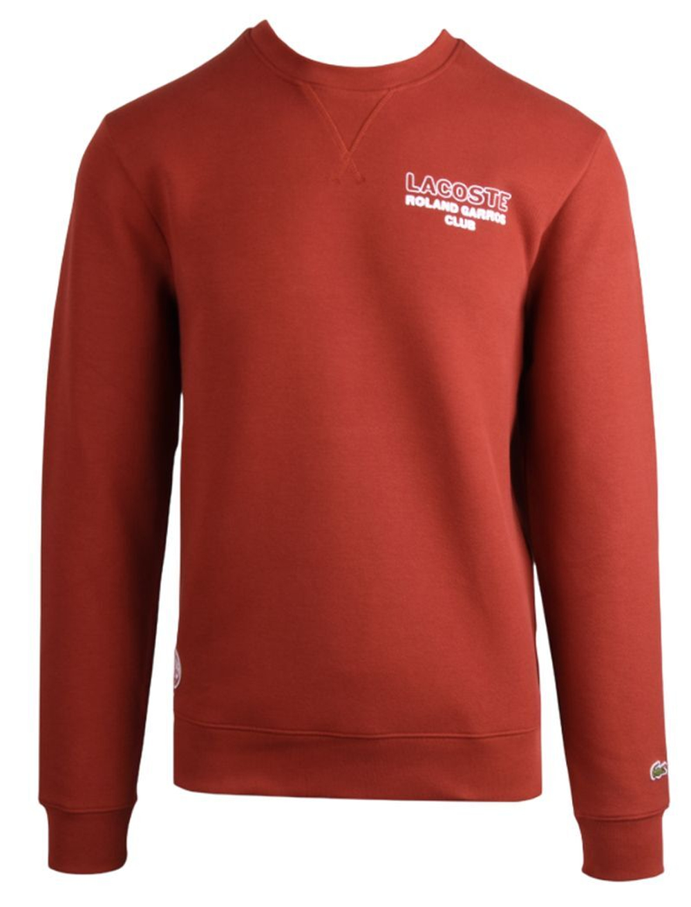 Мужская теннисная кофта Lacoste Edition Roland Garros Club - Коричневый